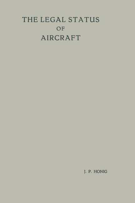Front cover_The Legal Status of Aircraft