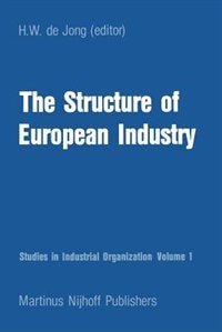 Front cover_The Structure of European Industry