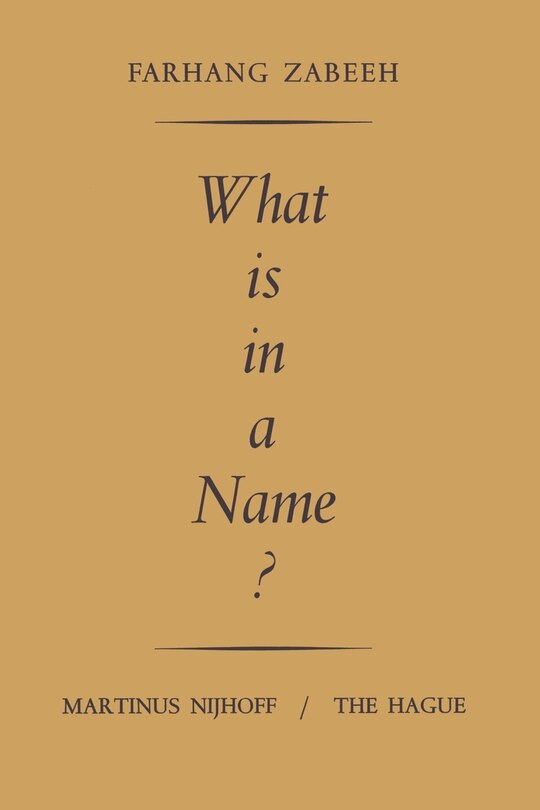 Front cover_What is in a Name?