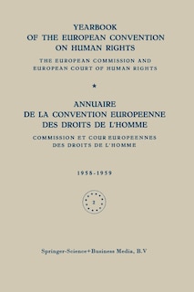 Couverture_Yearbook of the European Convention on Human Rights / Annuaire de la Convention Europeenne des Droits de L'Homme