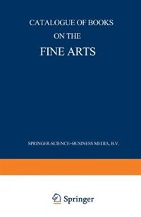 Couverture_Catalogue of Books on the Fine Arts