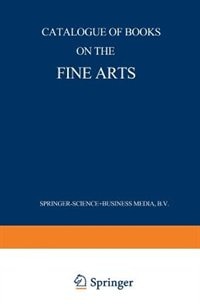 Couverture_Catalogue of Books on the Fine Arts