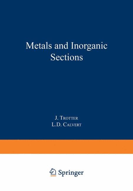 Front cover_Metals and Inorganic Sections