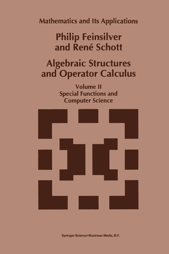 Front cover_Algebraic Structures And Operator Calculus