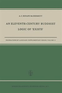 Front cover_An Eleventh-Century Buddhist Logic of 'Exists'