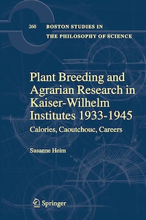 Couverture_Plant Breeding And Agrarian Research In Kaiser-wilhelm-institutes 1933-1945