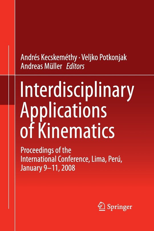 Couverture_Interdisciplinary Applications Of Kinematics