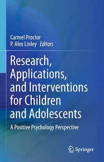 Couverture_Research, Applications, And Interventions For Children And Adolescents