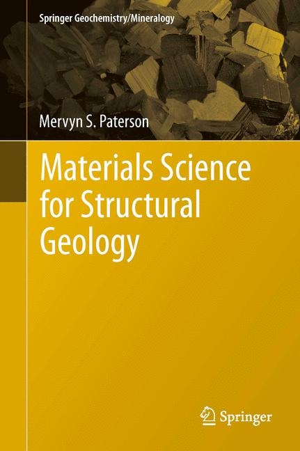 Couverture_Materials Science for Structural Geology