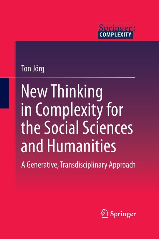 Couverture_New Thinking In Complexity For The Social Sciences And Humanities