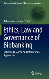 Couverture_Ethics, Law and Governance of Biobanking