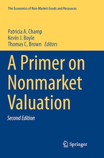 Front cover_A Primer On Nonmarket Valuation
