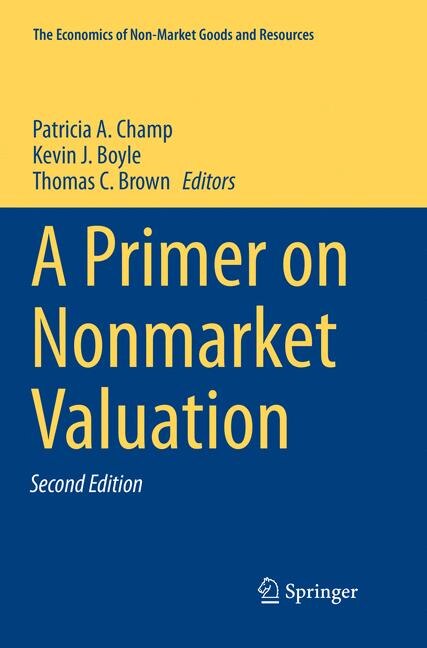 Front cover_A Primer On Nonmarket Valuation