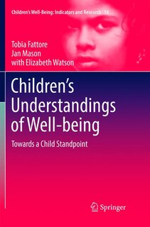 Couverture_Children's Understandings Of Well-being