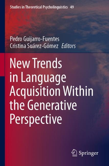 Couverture_New Trends In Language Acquisition Within The Generative Perspective