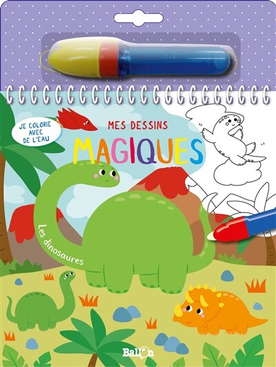 Front cover_Mes dessins magiques -les dinosaures