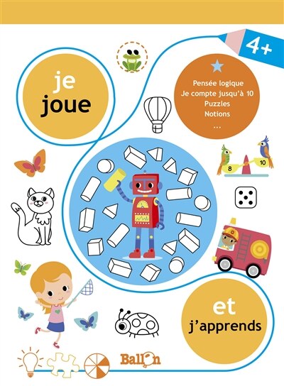 Front cover_Je joue et j'apprends, 4 +