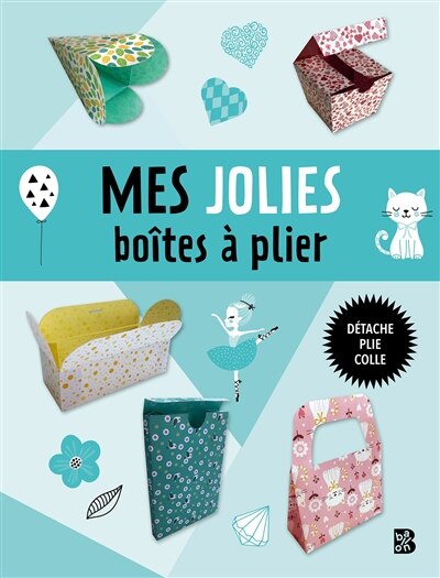 Mes jolies boîtes à plier: bleu