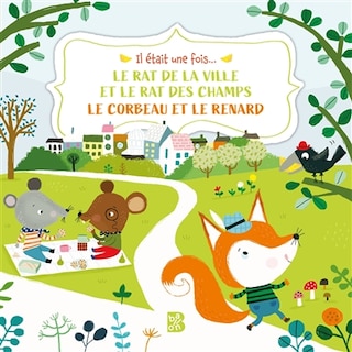 Couverture_Le rat de ville et le rat des champs ; Le corbeau et le renard