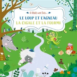 Couverture_Le loup et l'agneau ; La cigale et la fourmi