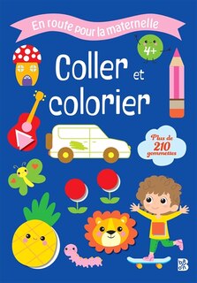 Front cover_Coller et colorier, 4+