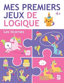 Front cover_Les licornes : mes premiers jeux de logique : 4+