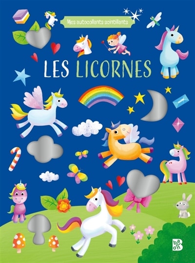 Front cover_Mes autocollants scintillants : Les licornes