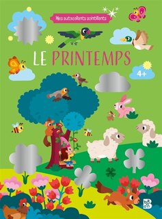 Front cover_Mes autocollants scintillants : Le printemps
