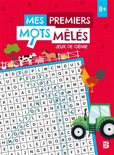 Front cover_Mes premiers mots mêlés, 8+
