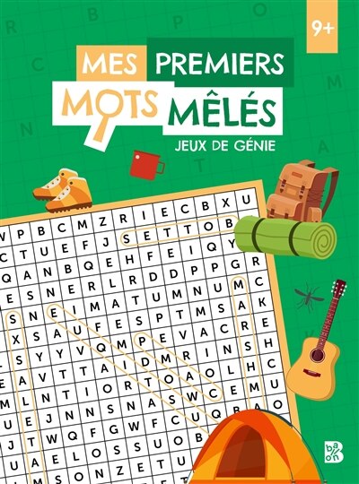 Front cover_Mes premiers mots mêlés, 9+