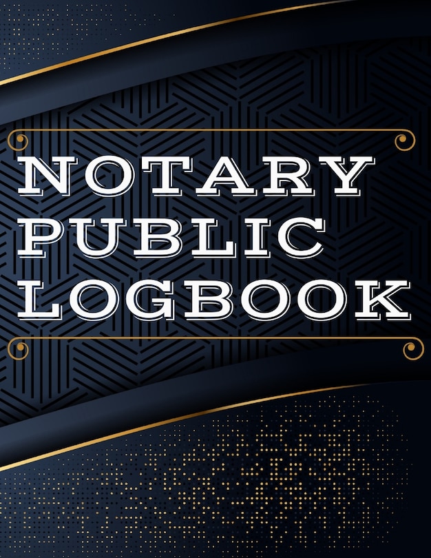 Couverture_Notary Public Log Book