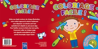 Front cover_Coloriage facile ! : lapin