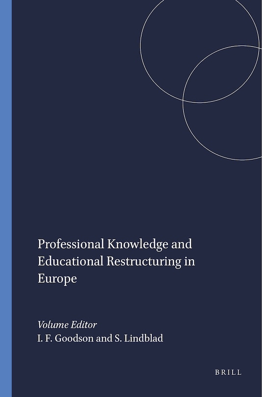 Couverture_Professional Knowledge and Educational Restructuring in Europe