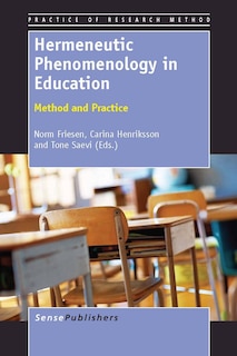 Front cover_Hermeneutic Phenomenology in Education