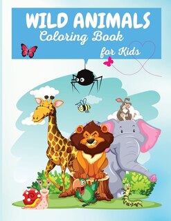Front cover_Wild Animals Coloring Book