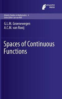 Front cover_Spaces Of Continuous Functions