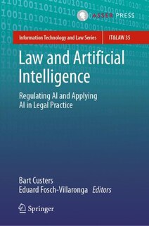 Front cover_Law And Artificial Intelligence