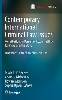 Front cover_Contemporary International Criminal Law Issues