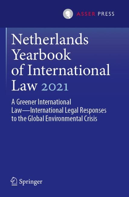 Front cover_Netherlands Yearbook of International Law 2021