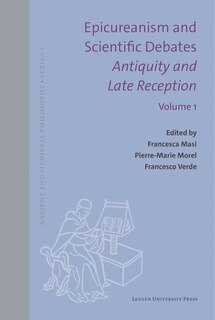 Front cover_Epicureanism and Scientific Debates. Antiquity and Late Reception