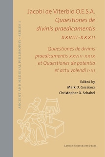 Front cover_Quaestiones de divinis praedicamentis XXVIII-XXXII