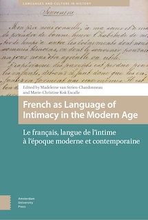 Front cover_French As Language Of Intimacy In The Modern Age
