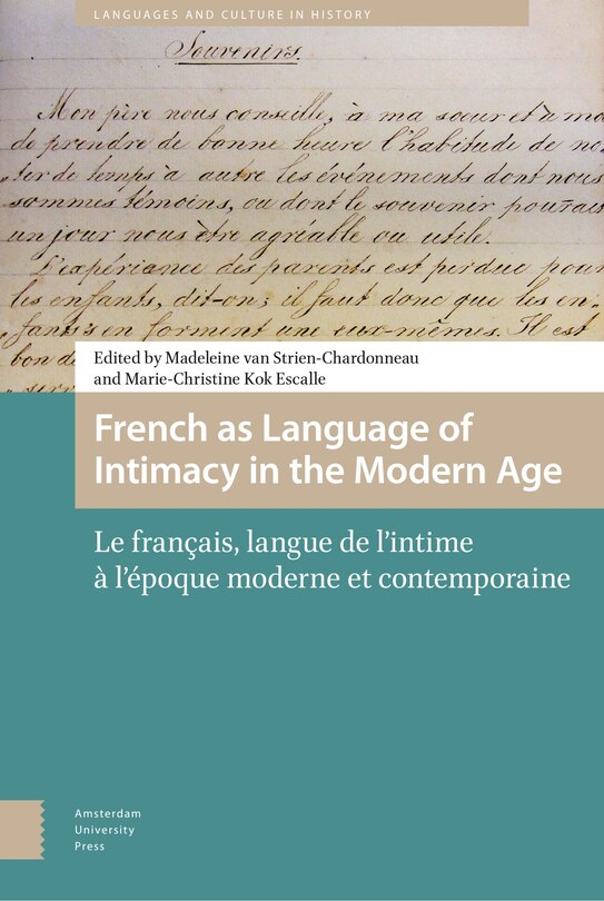 Front cover_French As Language Of Intimacy In The Modern Age