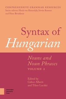 Couverture_Syntax Of Hungarian