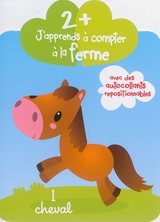 Front cover_J'apprends à compter à la ferme, 2+