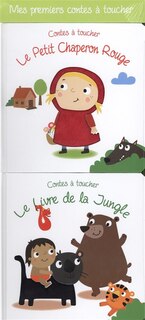 Couverture_Coffret : Mes premiers contes à toucher - Le Petit Chaperon Roug