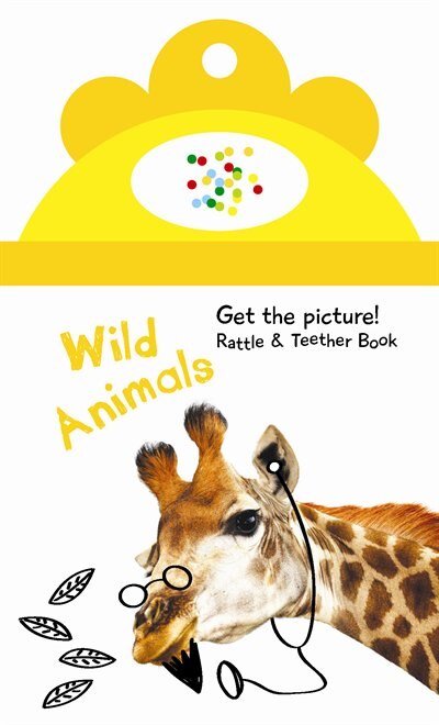 Baby Rattle Photo Book: Wild Animals: Rattle & Teether Book