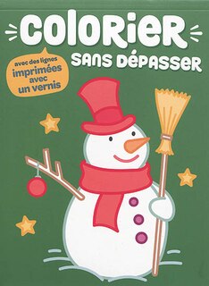 Front cover_Colorier sans dépasser : bonhomme de neige