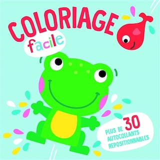 Front cover_Coloriage facile : la grenouille