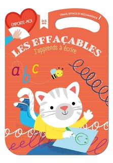 Couverture_J'apprends à écrire : les effaçables : 3-5 ans